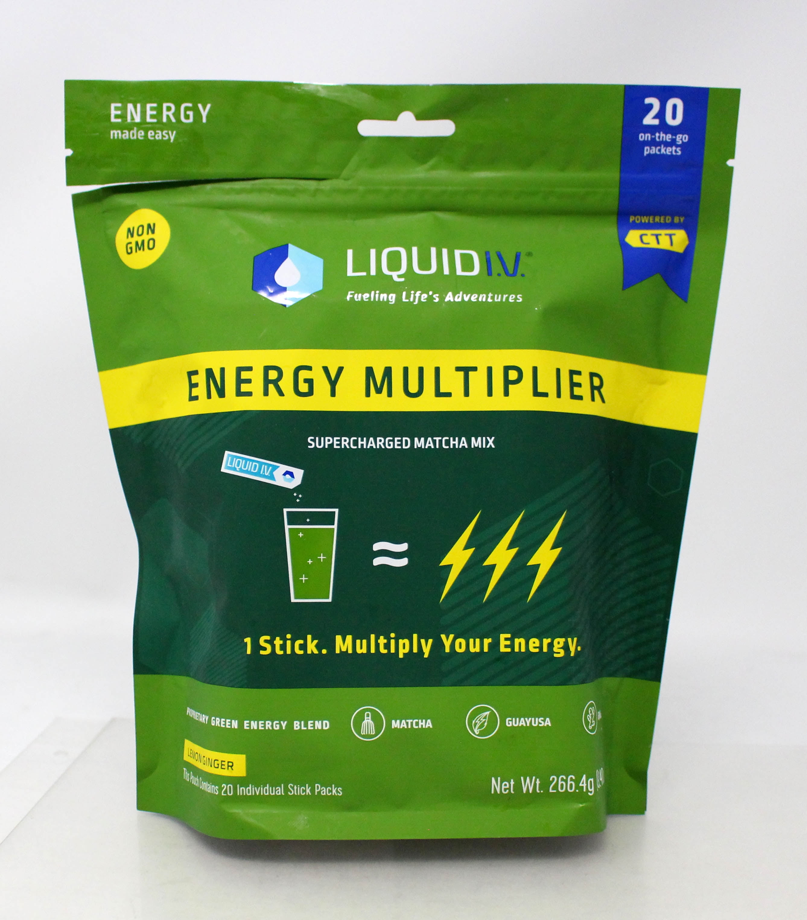 Liquid I.V. Energy Multiplier Drink Mix Lemon Ginger