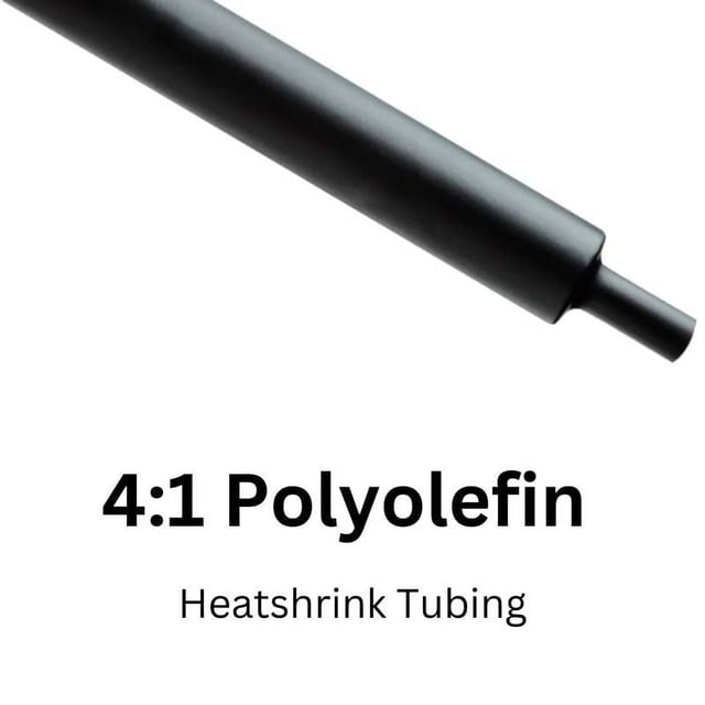 H4N0.75BK - TUBING HST 3/4INX25 Pieds DW BLK 4:1 194F 90C Polyoléfine Rétractable
