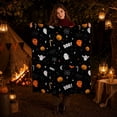 thumbnail image 6 of WWC Halloween Throw Blanket, 40x28 inch Cozy Plush Flannel Blanket, Soft Lightweight Halloween Decor Nap Blanket for Fall Sofa and Bedroom, 6 of 7