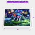 thumbnail image 5 of Happy New Year Great Dane Family Cheer Winter Midnight Firework 7x5in Folded Greeting Card Danes Dog Lover Gifts Single Note Card with Envelope - 02025, 5 of 5
