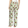 thumbnail image 3 of Naloa Cute Bear Print Women’s Ultra-Soft Comfy Pajama Lounge Pants with Pockets & Drawstring, 3 of 8