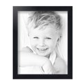 thumbnail image 2 of ArtToFrames 8" x 10" Contemporary Black Picture Frame, 8x10 inch Black Wood Poster Frame (WOM-4730),  Pack, 2 of 7