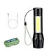 thumbnail image 4 of Linterna LED recargable, paquete de 4, lámpara táctica con linterna portátil Xpe+cob, lámpara LED con 5 modos de luz (4 piezas), 4 of 4