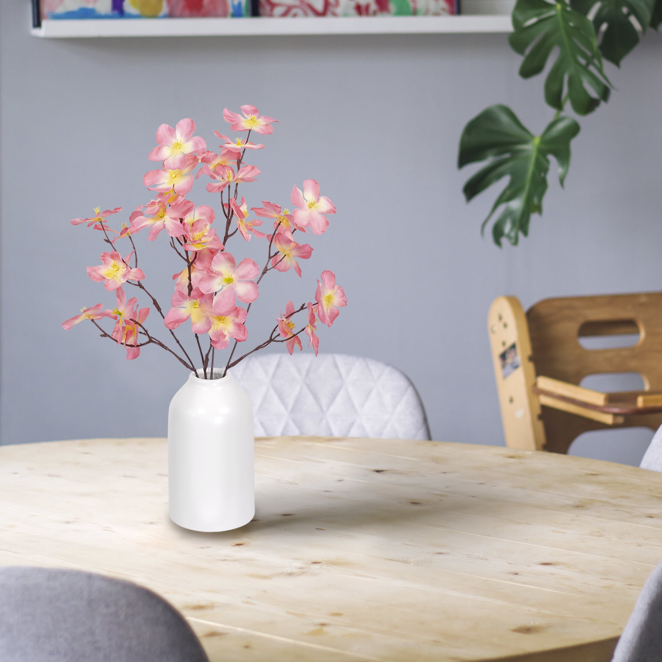 Mainstays 16" Artificial Silk Pink Cherry Blossom Pick