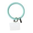 thumbnail image 1 of Methold Cadena de silicona para teléfono inteligente Circular impermeable Universal desmontable antipérdida anillo colgante exterior cordón Teléfono y Comunicación Cian claro, 1 of 6