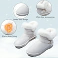 thumbnail image 2 of Snow Boots for Women Warm Fur Lined Winter Boots Comfortable Anti-slip Short Boot Slip on Outdoor Booties, 2 of 6