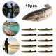 thumbnail image 3 of Cebo Pesca Blando Cgtredaw Señuelos Blandos 10/20 Piezas 70 Mm S para Lucio, 3 of 9