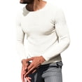 thumbnail image 1 of Men's Shirts Button Down Autumn Winter Man Slim British Work Long Sleeved Brick Red Men Fall Clothes size M, 1 of 8