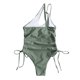 thumbnail image 3 of Gibobby Trajes de Baño Mujer Traje de baño sexy con tiras en los hombros de color sólido y espalda abierta para mujer(B,M), 3 of 3