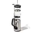 thumbnail image 2 of OXO Brew 8‑Cup French Press with Grounds Lifter, Borosilicate Glass Carafe, 2 of 6