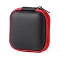 thumbnail image 2 of Mini Square Earbud Case Earphone Carrying Case Portable EVA Small Zipper Case, Mini Storage Pouch Organizer for Earphone,Earbud,Earpieces,SD Memory Card,Camera Chips, 1 Pack, 2 of 7
