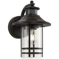 thumbnail image 2 of John Timberland Galt Outdoor Mission Wall Light Fixture Oil Rubbed Bronze Motion Sensor Dusk to Dawn 11 1/4" Seedy Glass for Post Exterior Barn Deck, 2 of 8