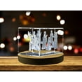 thumbnail image 2 of A Night of Wonder | Christmas Crib 3D Engraved Crystal, 2 of 6