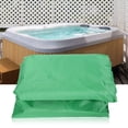 thumbnail image 2 of Huggegwe Housse de Spa Carrée Imperméable, Taffetas Polyester 190T Résistant aux Intempéries, 231x231cm/91x91 Po(Vert) CJB91-47144, 2 of 9