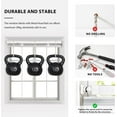 thumbnail image 6 of LazBlinds Cordless No Tools-No Drill 1" Vinyl Horizontal Mini Blinds, Light Filtering Blinds for Windows, Blinds & Shades for Window, 35 1/2" W x 48" H, Grey, 6 of 6