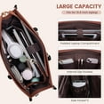 thumbnail image 3 of LOVEVOOK Laptop Bag for Women 15.6 lnch,Waterproof Laptops Tote Bags for Womens,Professional Work Bags for Women with Cup Holder,Large Laptop Purse Computer Briefcase Office Teacher Clutch Bag,2 PCS, 3 of 9