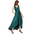 thumbnail image 1 of Adrianna Papell Robe Mi-Longue Asymétrique Taille 14, 1 of 4