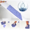 thumbnail image 4 of 15" X 23" Non-Slip Bathroom Rug Shag Shower Mat Machine-Washable Bath Mats with Water Absorbent Soft Microfibers Carpet "Purple", 4 of 7