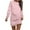 Pink, variant on Sentmoon Womens Dresses Fall Long Sleeve Crew Neck Work Dress Solid Color Loose Breathable Oversized Womens Dresses Active for Christmas Dinner Green XXXL