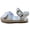 White, variant on NCCB Girls Sandals Wedding Flower Girl Summer Dress Shoes Open Toe Sandals for Girls White 1 Big Kid