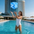 thumbnail image 5 of 30cm PVC Inflatable Giant Dice Large Squeeze Stress Relief Toy Pool Party Game Atmosphere Inflatable Prop,Blue, 5 of 6