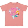 thumbnail image 3 of Inktastic I Am 3 Years Old Birthday with Mermaid Girls Toddler T-Shirt, 3 of 5