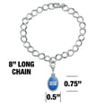 thumbnail image 4 of Soccer Mom Mother Sports Silver Plated Bracelet with Antiqued Oval Charm, 4 of 4