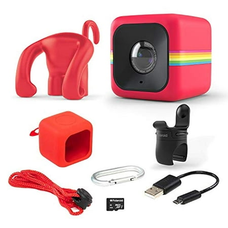 Polaroid Cube Act II – HD 1080p Mountable Weather-Resistant Lifestyle Action Video Camera & 6MP Still Camera w/Image Stabilization, Sound Recording, Low Light Capability & Other Updated