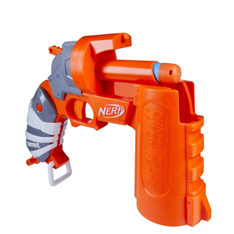 Nerf Fortnite Flare Dart Blaster, Fortnite Gun with 3 Mega Darts