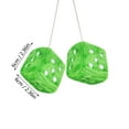 thumbnail image 3 of AIYUQ.U Plush Car Dice - Vibrant Rear View Mirror Charms and Decor, 3 of 9