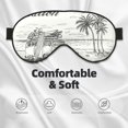 Sleep Mask Summer Vacation Scene Camping Van Light Blocking Eye Masks