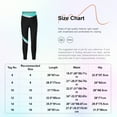 thumbnail image 6 of Sholeno Kids Girls Figure Skating Pants High Waist Ice Skating Leggings Gym Yoga Slim Fit Bottoms Pink 8, 6 of 6
