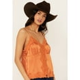 thumbnail image 2 of Shyanne Women's Lace Trim Satin Cami - SWSU24W88-OR Medium  US, 2 of 4