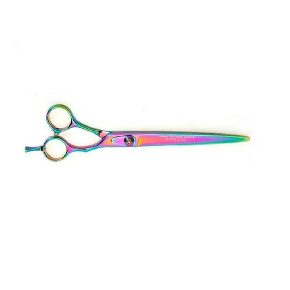 Rainbow Groomer Barber Stylist Shears Pro Scissors Remarkable Value Sets Too! (6.5 Inch Straight)