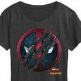 thumbnail image 3 of Marvel Deadpool & Wolverine - Scratch Logo - Women's Short Sleeve Graphic T-Shirt, 3 of 5