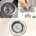 thumbnail image 2 of Kitchen Sink Strainer Stainless Steel, Kitchen Sink Drain Strainer，Sink Strainers for Kitchen Sinks, 2 of 6