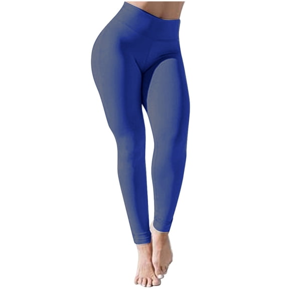 Womens plus $15 & under! Yoga Pants for Women Plus Size Fashion Soft High Waist Stretch Pleated Yoga Pants Casual Fitness Leggings Trouser
