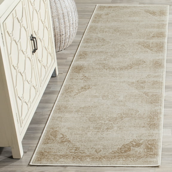 SAFAVIEH Vintage Milford Traditional Runner Rug, Stone, 2'2" x 8'