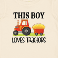thumbnail image 4 of Inktastic Farming Cute Boy Loves Tractors Boys Baby T-Shirt, 4 of 5