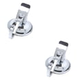thumbnail image 4 of relayinert Door Hanging Hook Hanger Suction Cup Key Bathrobe Storage Rack Heavy Duty Coat Umbrella Accessory for Kitchen Bedroom Silver 2Set, 4 of 6