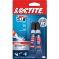 thumbnail image 3 of Loctite Super Glue Liquid Tube, 1 Pack of 2 Tubes, Clear 0.07 oz Tubes, 3 of 11