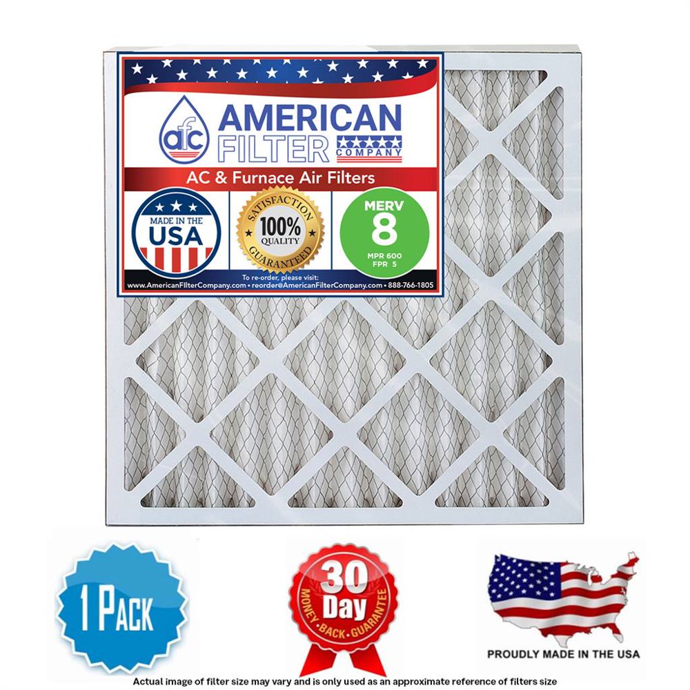 AFC 20x20x2 Furnace / AC / Air filters MERV 8 (MPR 600 FPR 5) Type