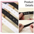 thumbnail image 4 of 1Set 12M 2 Colors Polyester Buttonhole Elastic Cord with 20Pcs 2 Colors Resin Buttons Mixed Color Elastic Cord: 19mm 6m/color, 4 of 7