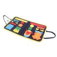 thumbnail image 4 of Tablero de vestir para niños, botón de tablero de ropa para niños, vestido para niños, tablero de aprendizaje, juguete para tocador para niños, juguete probado y confiable, 4 of 9
