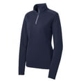 thumbnail image 5 of Sport-Tek Women's Sport-Wick Textured 1/4-Zip Pullover. LST860, 5 of 6