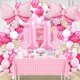 thumbnail image 5 of Set de globos rosa número 11 para cumpleaños, 40 pulgadas, 5 of 7