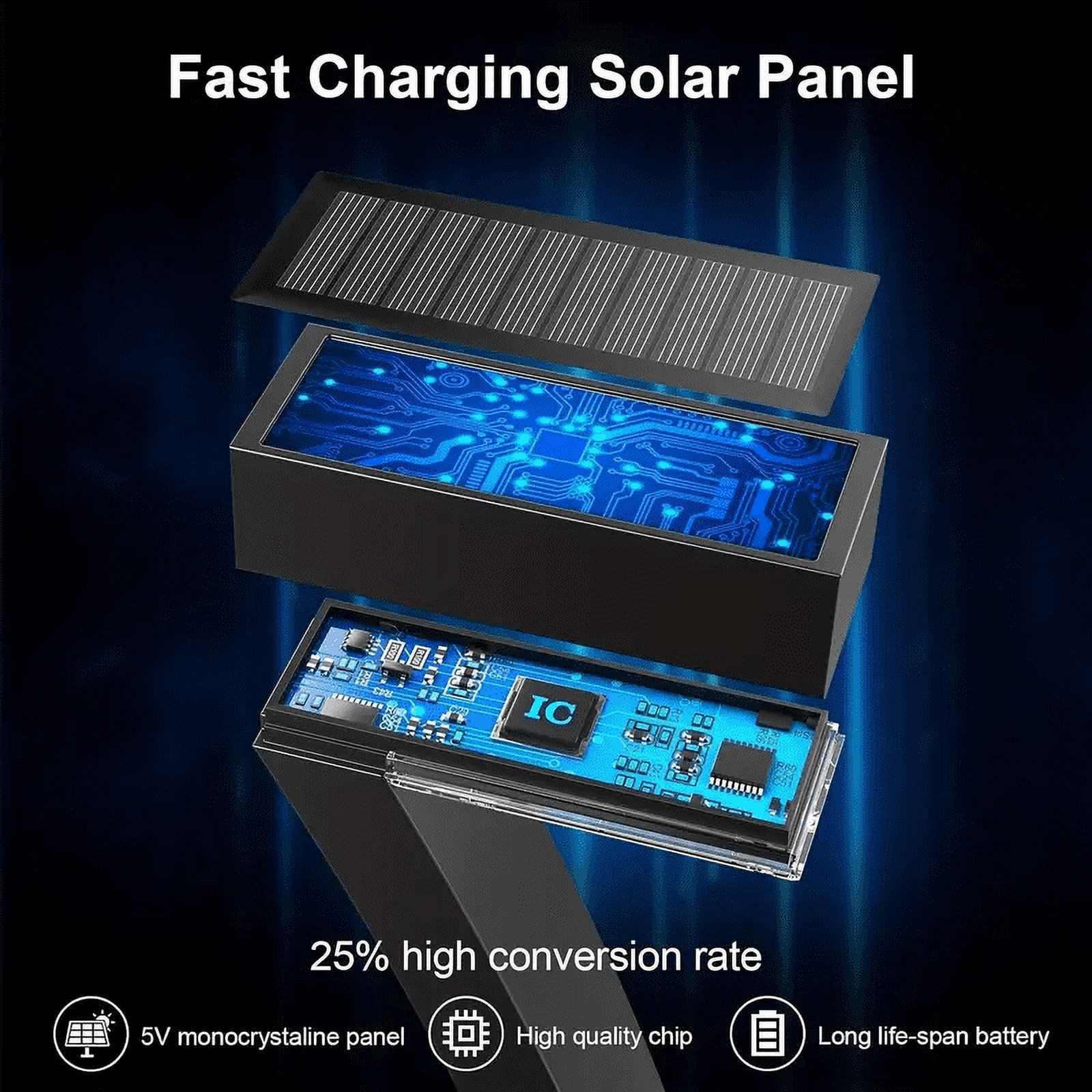 Solar Outdoor Pathway Lights, 6 Pack Bright Outdoor Solar Lights, 12 Hrs Solar Garden Lights Decorative, Auto On/Off Solar Lights for Outside Landscape Path Yard Walkway Driveway