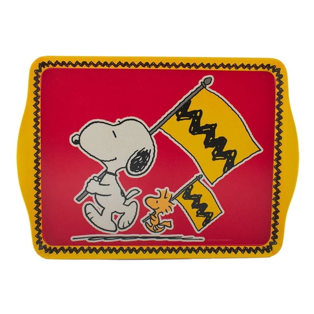Charola Fun Kids de Bambú Snoopy 35X25 cm