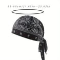 thumbnail image 3 of Doo Rags for Men, Cooling Dew Rag Helmet Liner, Large Size Motorcycle Do Rags, Breathable Elastic Head Wrap Bandana Skull Caps for Men Women Outdoor Sports, 3 of 8
