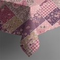 thumbnail image 5 of Pioneer Flower Floral Print Pattern Square Tablecloth, Waterproof Wipeable Spillproof Washable Table Cover for Home Kitchen Party Decor, 42"x42", 5 of 6